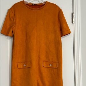 Zara Orange Mini Dress